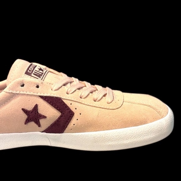 NWOT-Converse Women’s Breakpoint Ox Suede Sneakers; Dusty Pink/Burgundy Accents - Picture 10 of 11